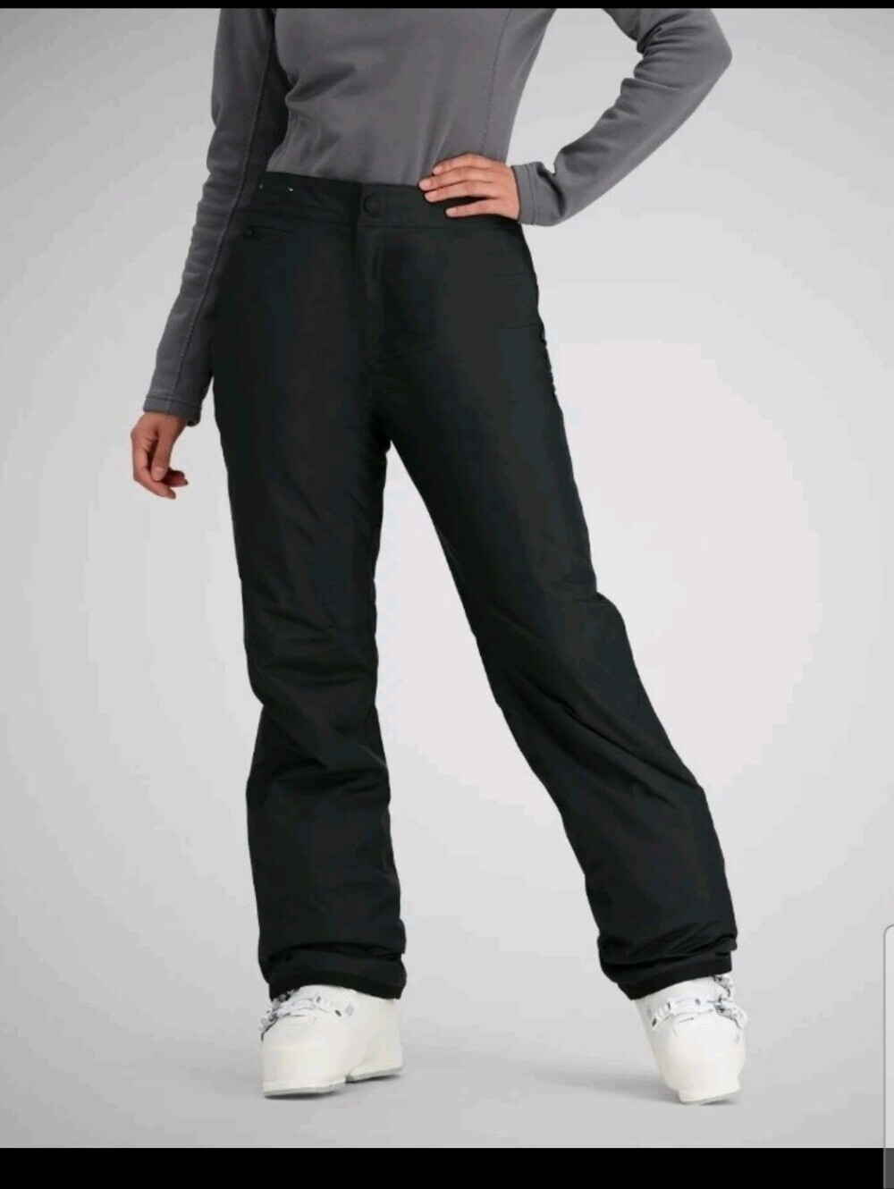 Obermeyer Womens Black Waterproof Ski Snow Winter Sugarbush Pant 4
